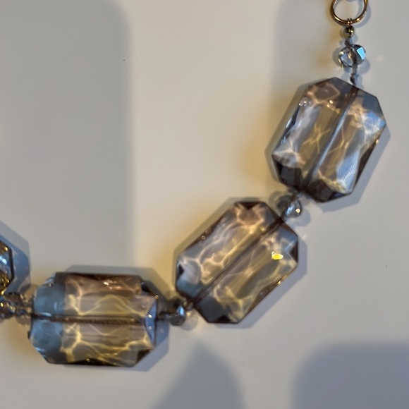 💥 Free with purchase 💥 Chunky statement necklace with clear beads - Picture 4 of 6